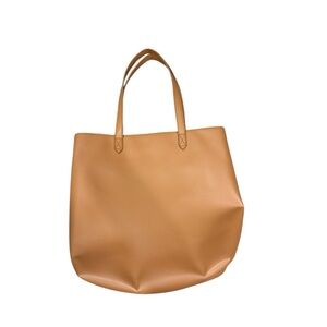 MADEWELL LARGE Elegant Tan Leather Tote Bag